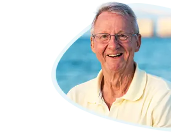 man on florida waterway