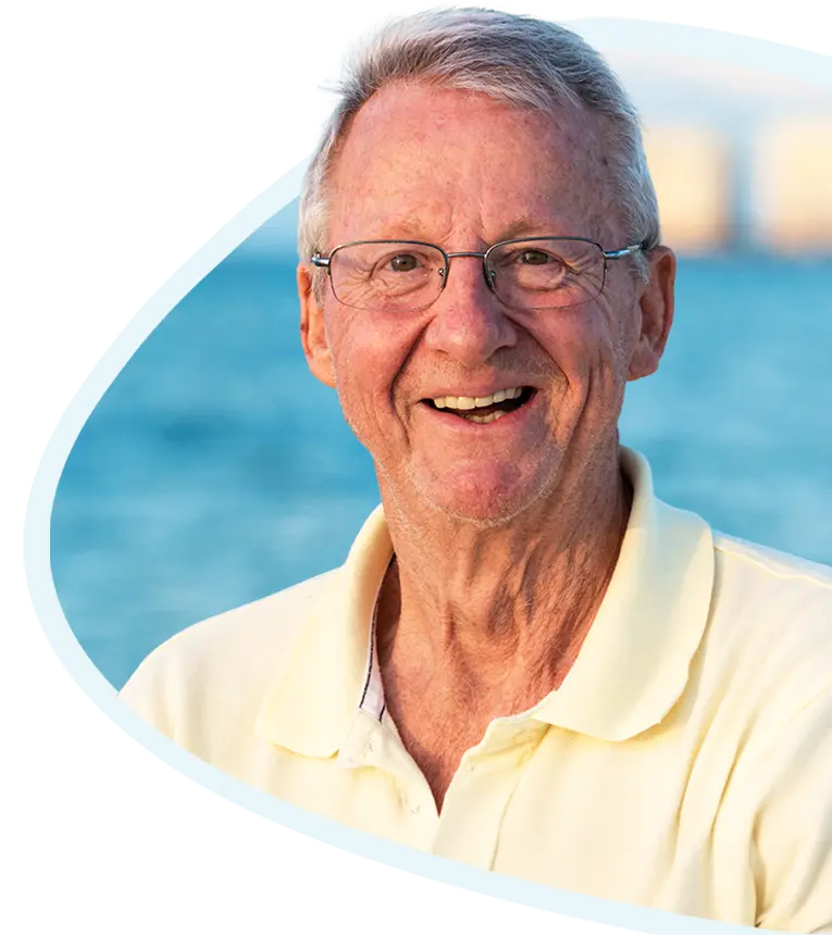 man on florida waterway